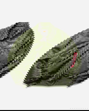 Bomber bunda Alpha Industries CWU 45 Jacket Zelené | F100102 01, 0