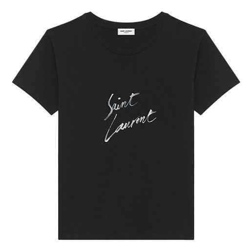 Tričko Saint Laurent Saint Laurent Boyfriend Logo Print T