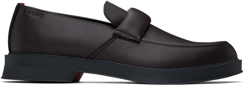 Starostlivosť o obuv BOSS Hugo Embossed-Logo Loafers Hnedá | 50536253