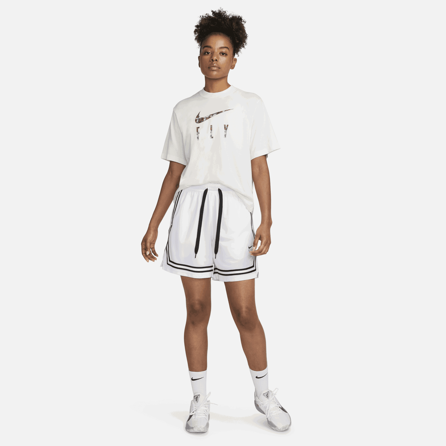 Tričko Nike Dri-FIT Swoosh Fly Biela | FN1219-110, 1