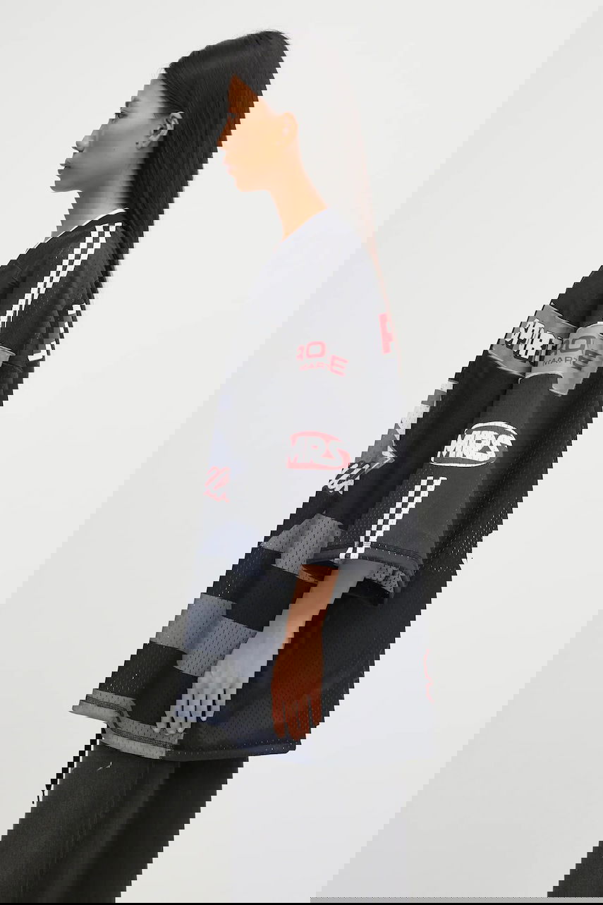 Dres Martine Rose Martine Rose Oversized Hockey Top Čierna | 129JT10009, 1