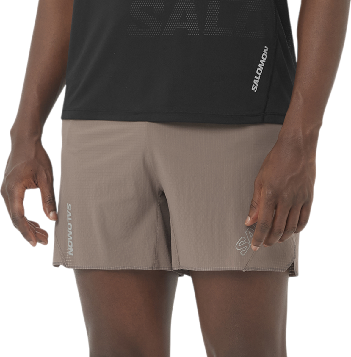Šortky Salomon Salomon Sense Aero 5" Shorts Hnedá | lc2433-0, 0