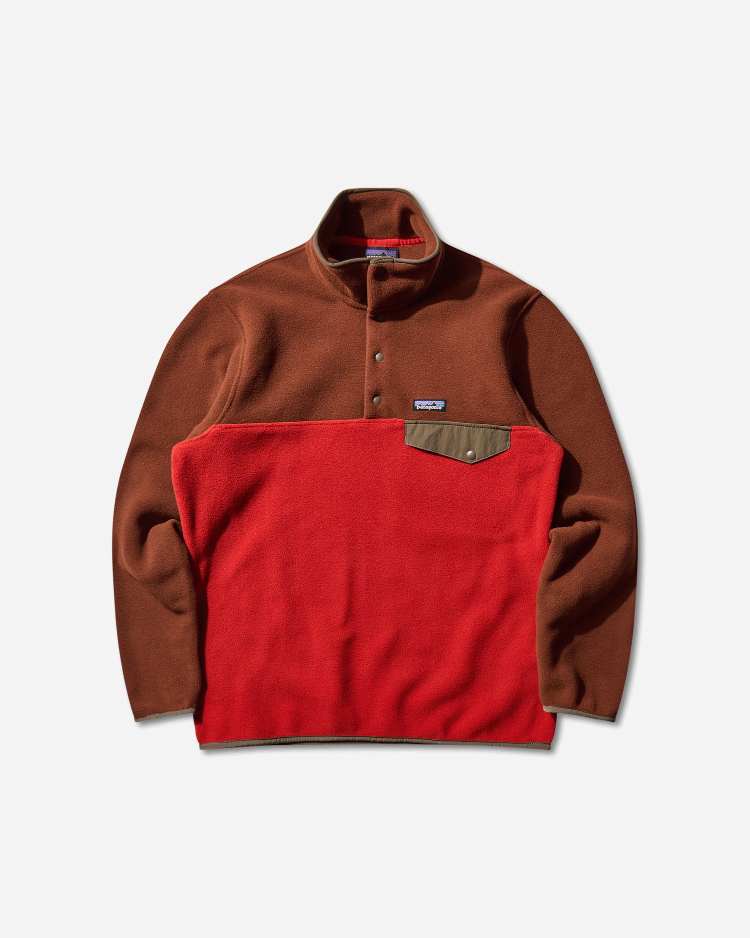 Sveter Patagonia Lightweight Synchilla Snap-T Fleece Pullover Hnedá | 25551 AMRE, 1