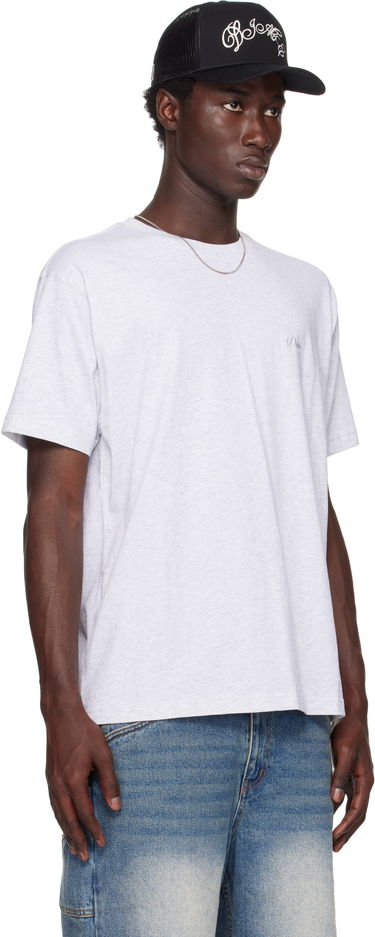 Tričko Dime Dime Cursive Small Logo T-Shirt Šedá | DIMESU2539ASH, 1