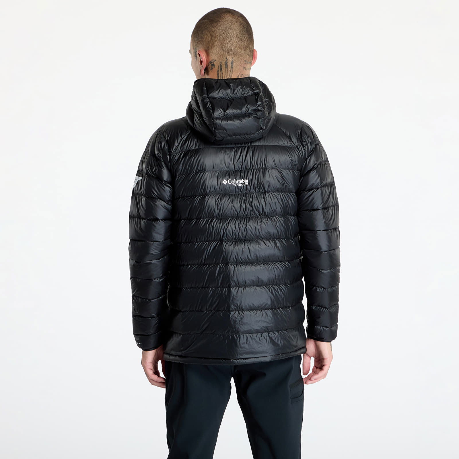 Arctic Crest™ Down Hooded Jacket Black