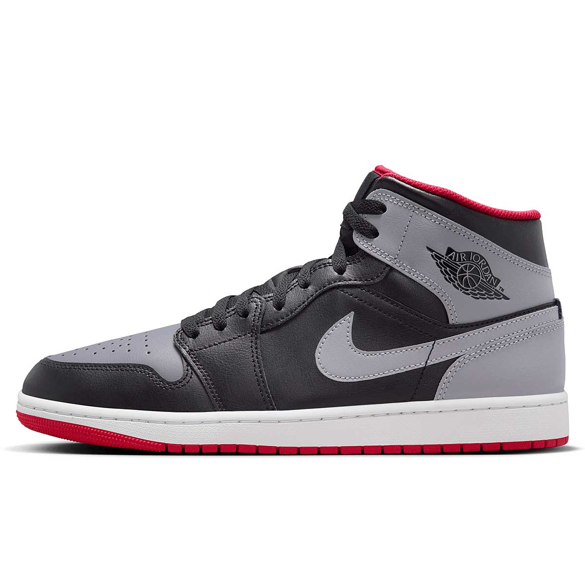 Tenisky a topánky Jordan Air Jordan 1 Mid "Black/Cement Grey / Fire Red / Sail" Čierna | DQ8426-006, 1