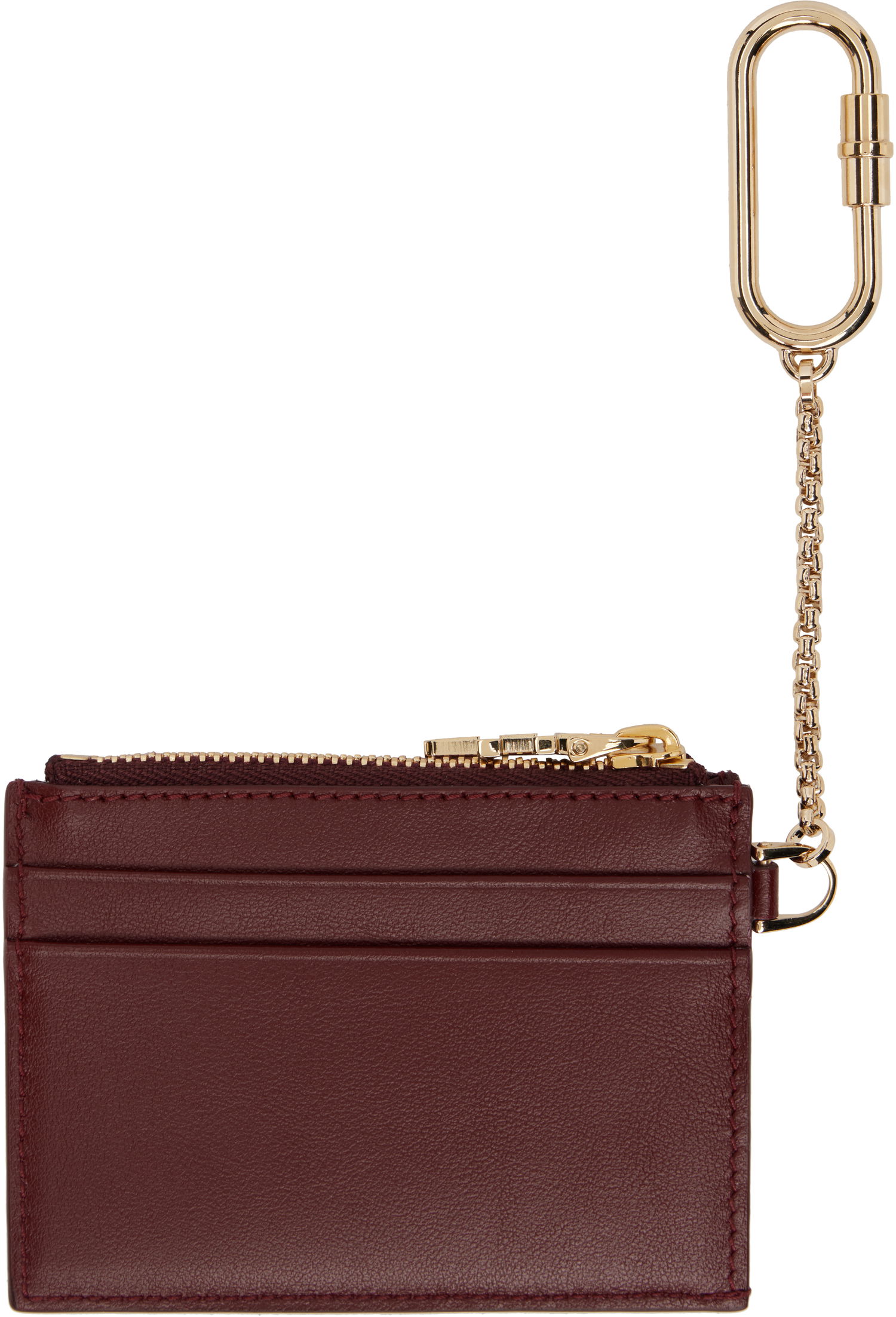 Peňaženka FERRAGAMO Ferragamo Keychain Card Holder Vínová | 779951, 1