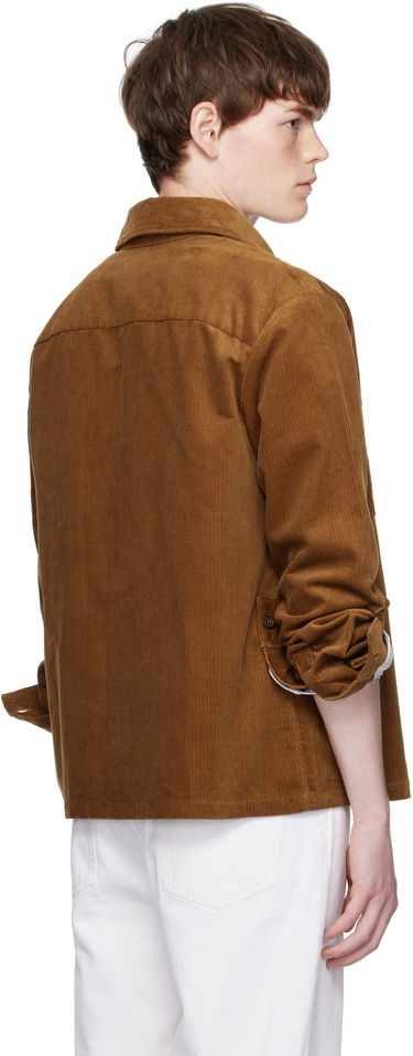 Košeľa A.P.C. A.P.C. Leon Corduroy Overshirt Hnedá | COHHO-H32019, 2
