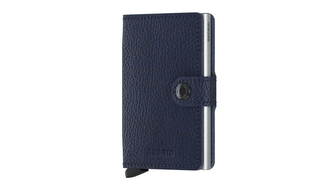 Miniwallet "Navy-Silver"