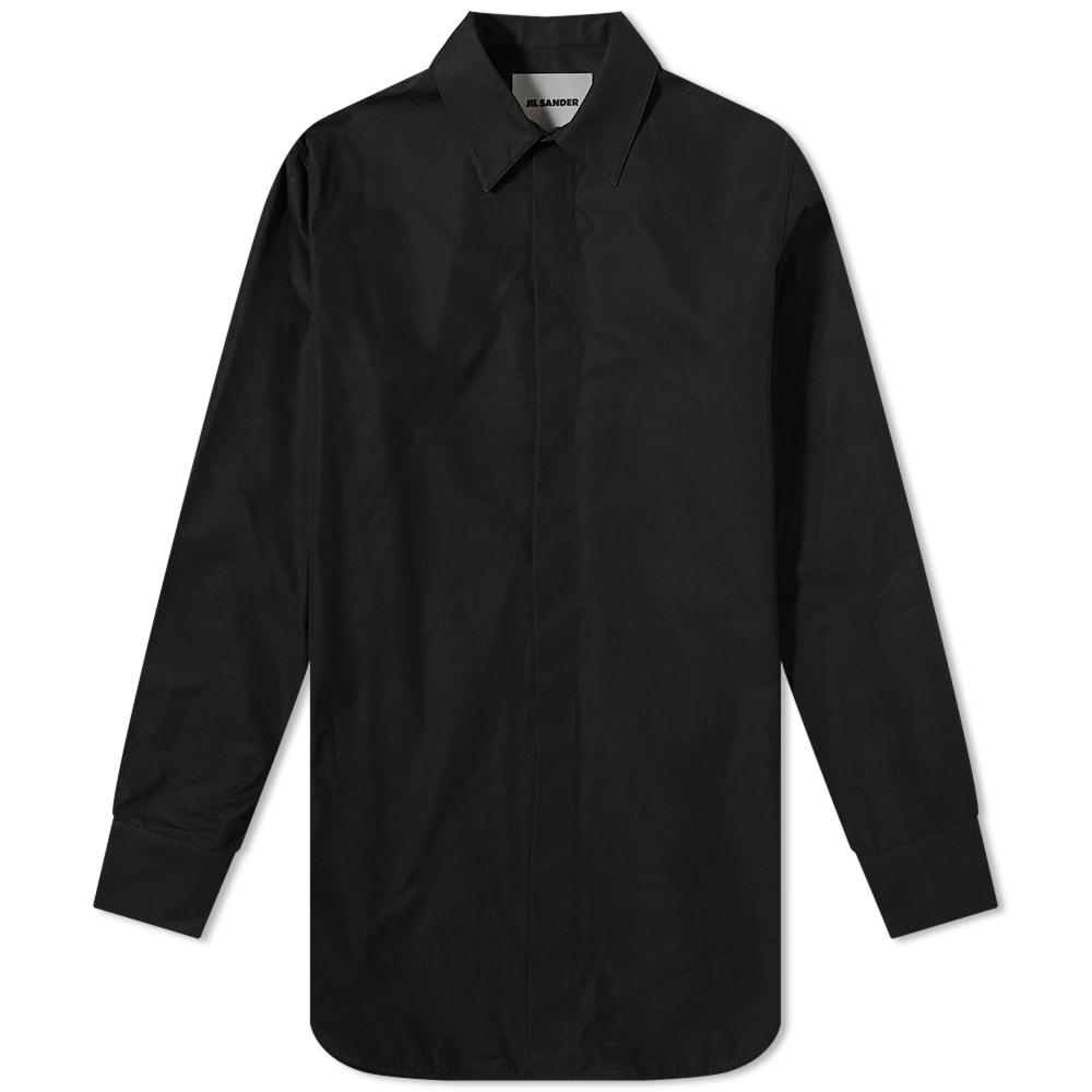 Košeľa Jil Sander Jil Sander Heavy Organic Cotton Shirt Čierna | J21DL0004-J45002-001, 0