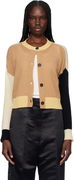 Marni Crewneck Color-Block Cashmere Cardigan
