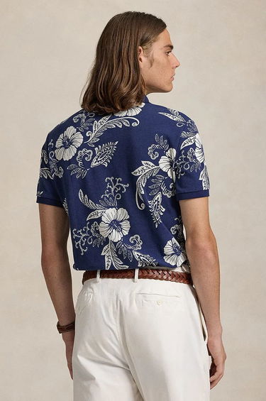 Polo tričko Polo by Ralph Lauren Polo Ralph Lauren Floral Print Polo Shirt Modrá | 710956684, 1