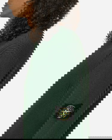 Sveter Stone Island Full Rib Sweater Musk Zelené | 8115553C2 V0059, 5