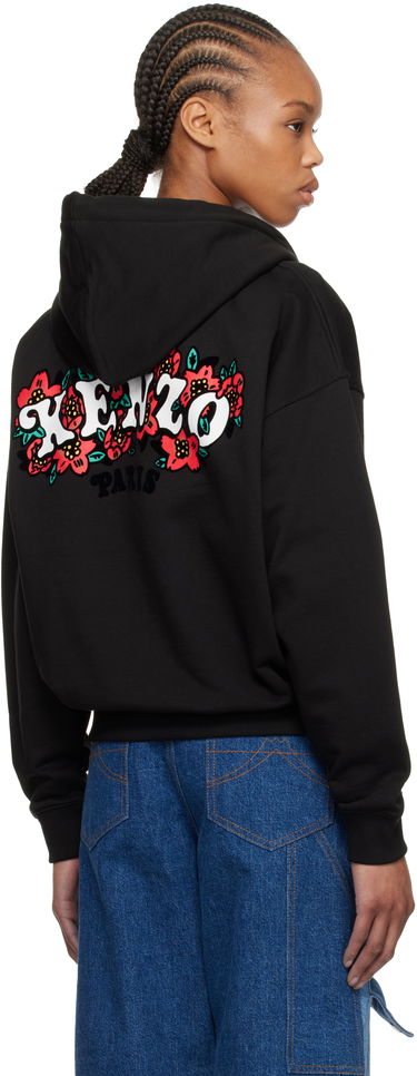 Mikina KENZO Kenzo Paris VERDY Edition Oversized Zip-Up Hoodie Čierna | FF52SW1864MF, 2