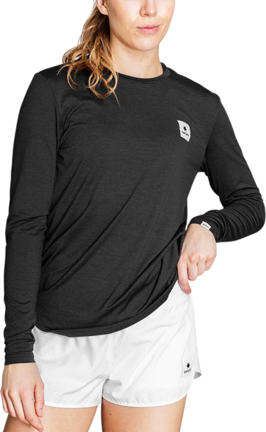 Tričko Saysky Saysky Statement Pace Long Sleeve T-Shirt Čierna | nmrls22c-9001, 0