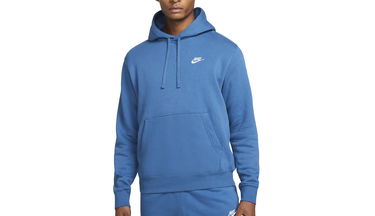 Mikina Nike Sportswear Club Fleece Hoodie Modrá | BV2654-407, 1