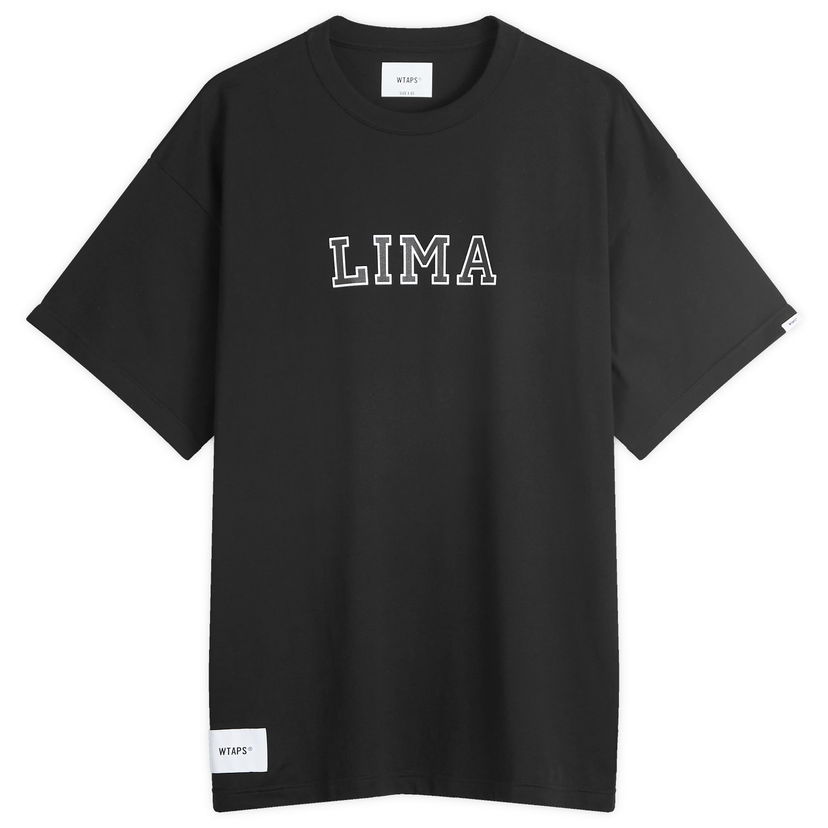 Tričko WTAPS Phonetic Print T-Shirt Čierna | 242ATDT-CSM05-BLK