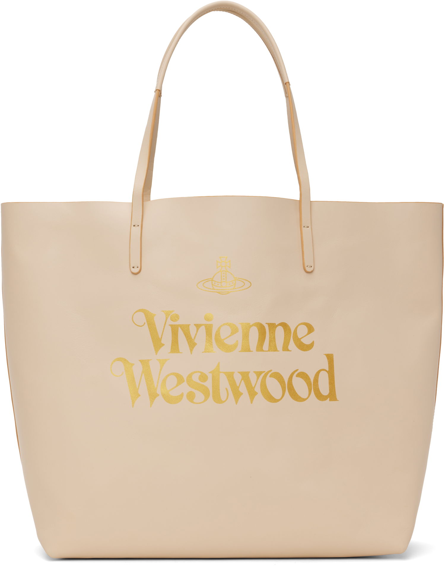 Tote bag Vivienne Westwood Vivienne Westwood Studio Shopper Tote Béžová | 4205007OU-L0078-, 0