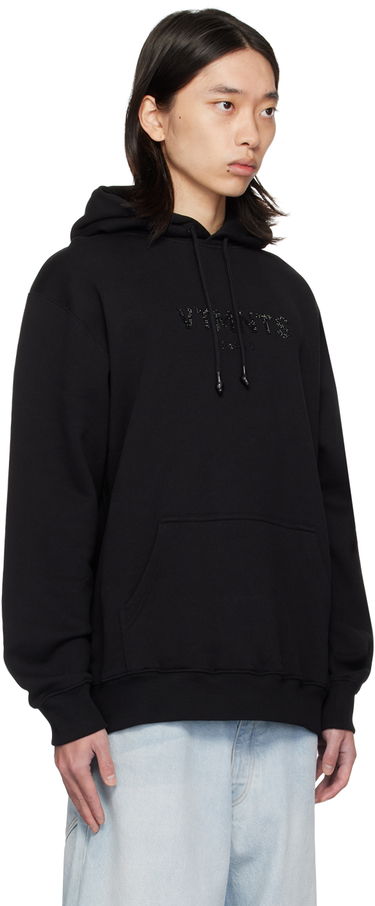 Mikina VETEMENTS Crystal Logo Hoodie Čierna | VL22HD300B, 1