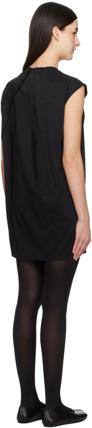 Šaty Maison Margiela MM6 Maison Margiela Shirting Darting Mini Dress Čierna | S52DA0066 M35043, 2