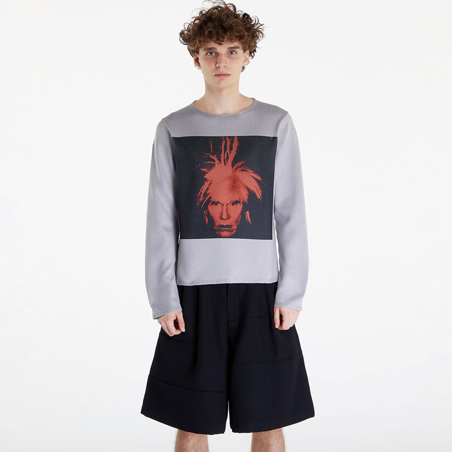 Sveter Comme des Garçons SHIRT Sweater Šedá | FM-N004 red, 0