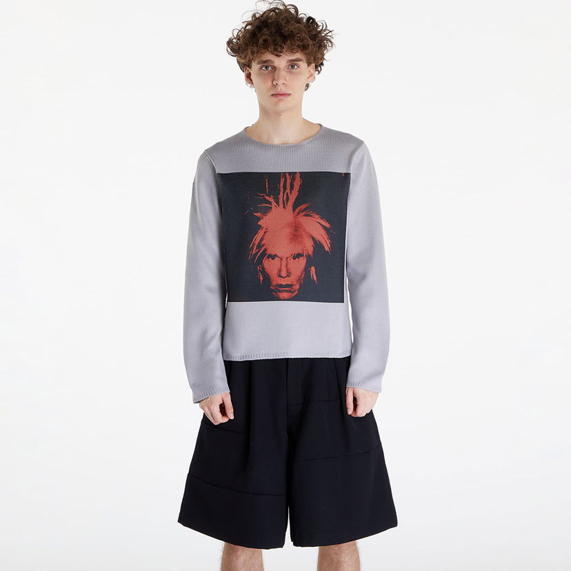 Sveter Comme des Garçons SHIRT Sweater Šedá | FM-N004 red