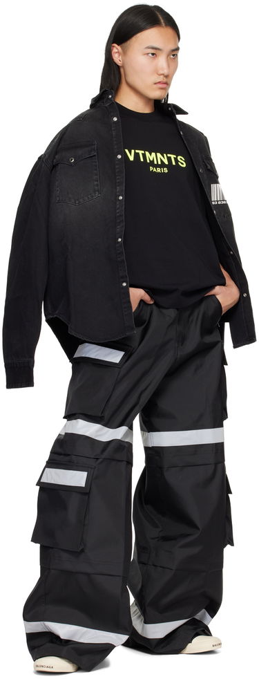 Tričko VETEMENTS VTMNTS 'Paris' T-Shirt Čierna | VL20TR100Y, 3