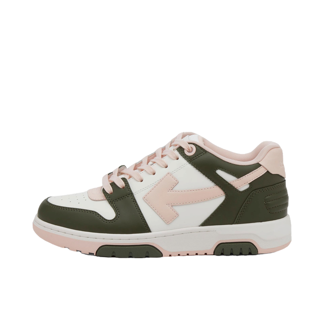 Out Of Office Calf Leather Military Sneakers