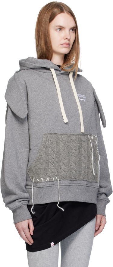 Mikina Charles Jeffrey Loverboy Charles Jeffrey LOVERBOY Patch Rabbit Ears Hoodie Šedá | 52081002, 1