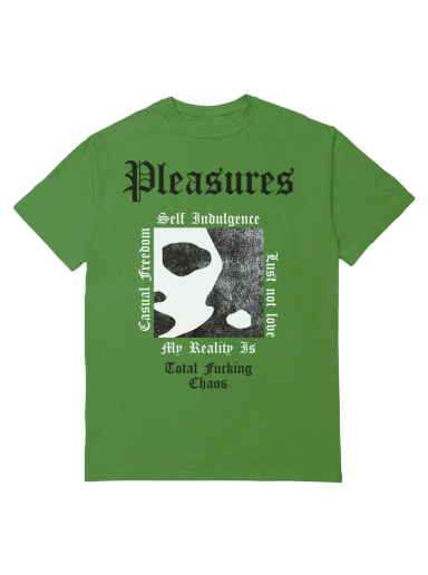 Tričko Pleasures Reality Tee Zelené | P22W062-GREEN