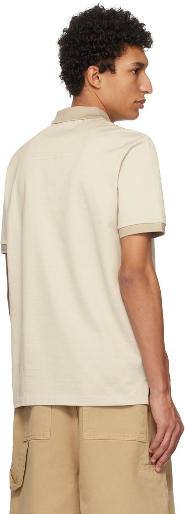Polo tričko BOSS BOSS Micro Pattern Mercerized Polo Béžová | 50532246, 2