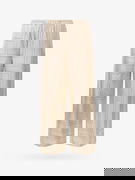 Geometric-Print Silk Wide-Leg Trousers by Toteme