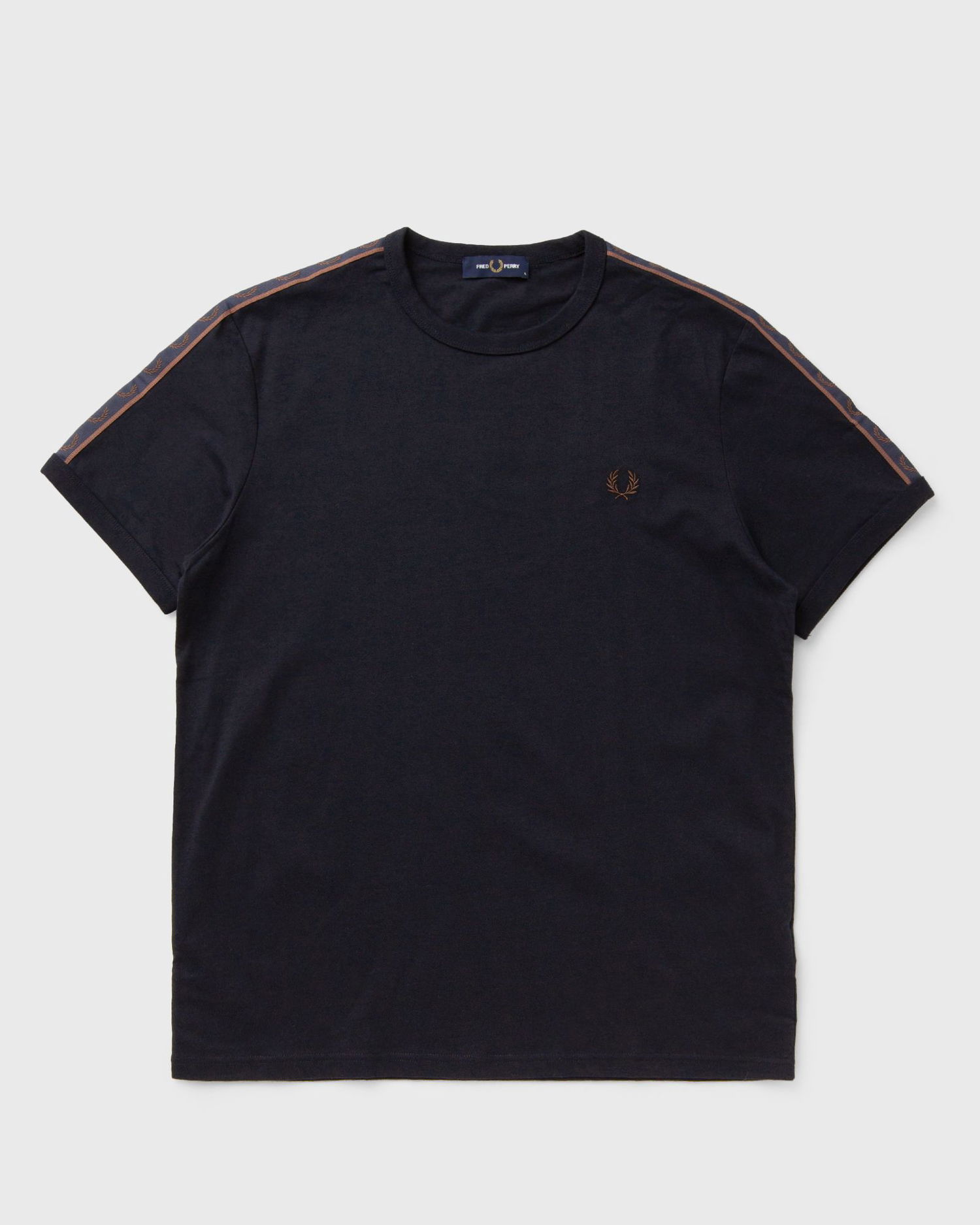 Tričko Fred Perry Contrast Tape Ringer T-Shirt Čierna | M4613-W71, 0