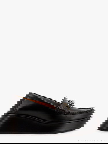 Tenisky a topánky Gucci Gucci Platform Loafers with Horsebit Čierna | 794317AADO01000, 0