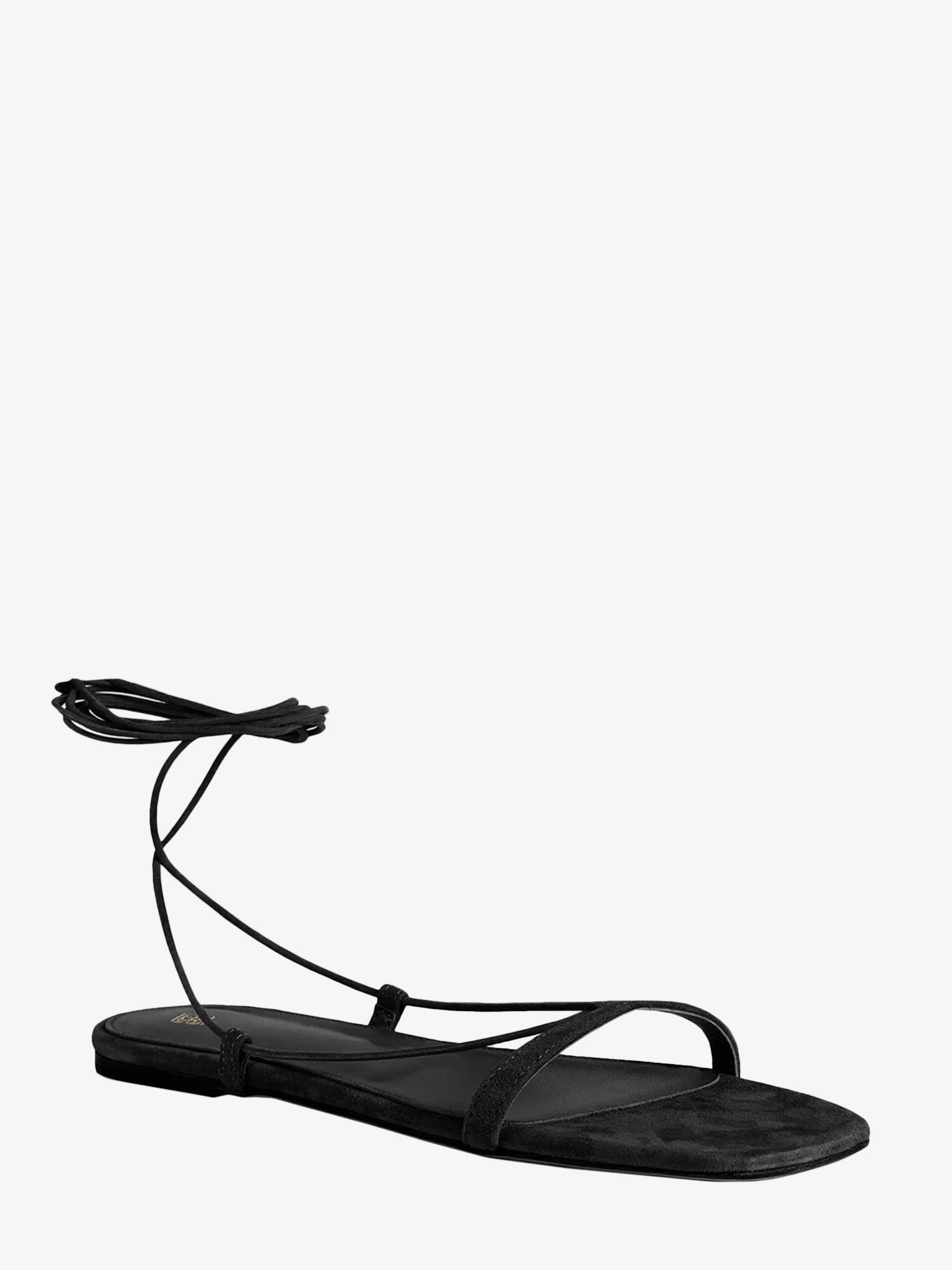Tenisky a topánky TOTEME Tie Up Flat Sandals Čierna | 242WAS2053LE0012001, 1