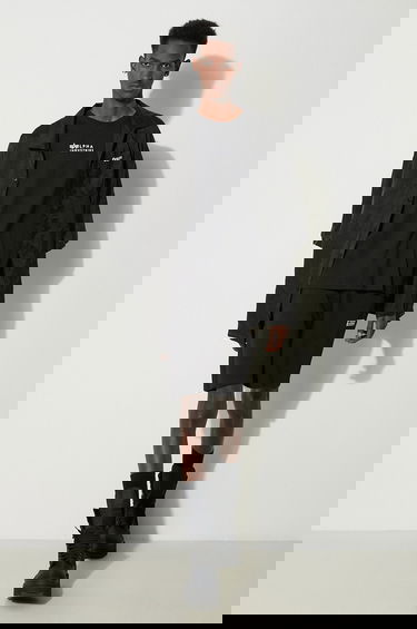 Tričko Alpha Industries T-Shirt With Print Čierna | 118529.649, 2