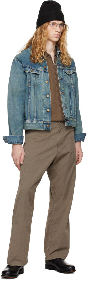 Nohavice BEAMS BEAMS PLUS Painter Trousers Hnedá | 3824-0246-791, 3