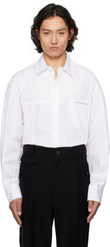 Košeľa Feng Chen Wang Feng Chen Wang Paneled Shirt Biela | FUS19SR21, 0
