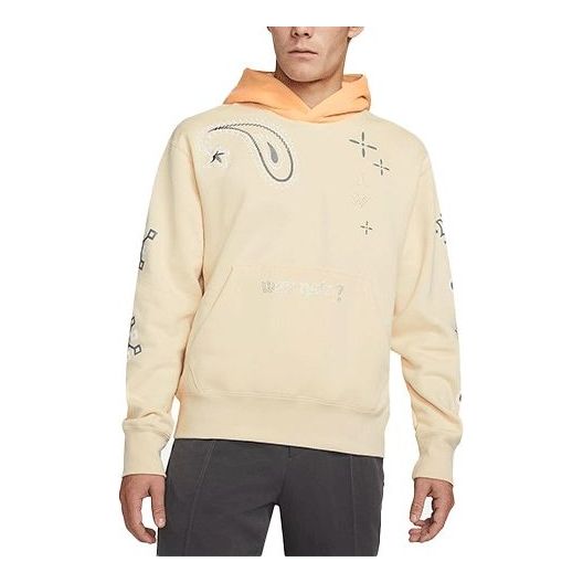 Mikina Jordan Air Jordan Printed Hoodie Béžová | DO2504-235