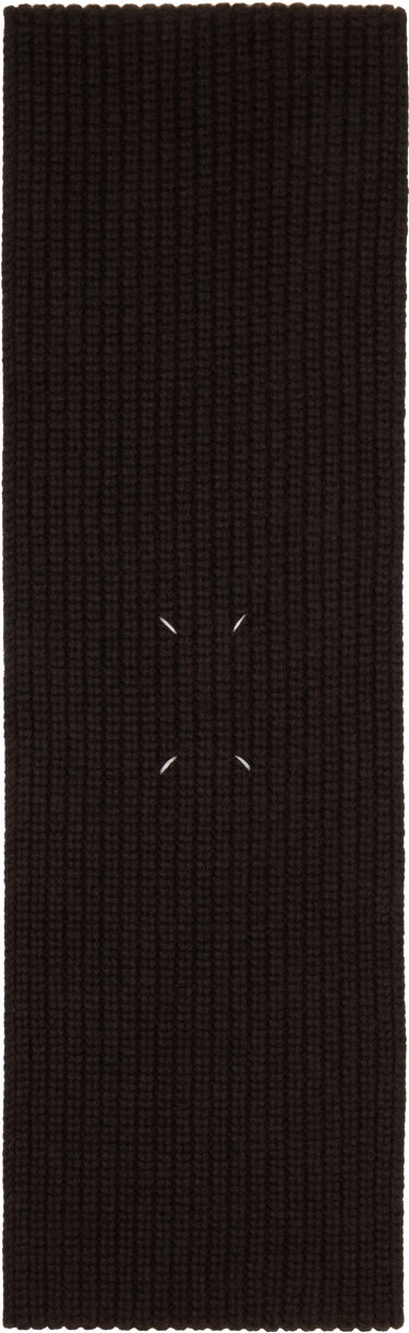 Šál Maison Margiela Maison Margiela Cashmere Scarf Hnedá | S50TE0109 M13145, 2