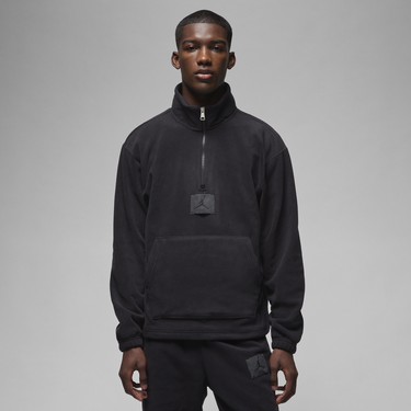 Mikina Jordan Essentials Winterized Fleece Half-Zip Čierna | FD7863-010, 2