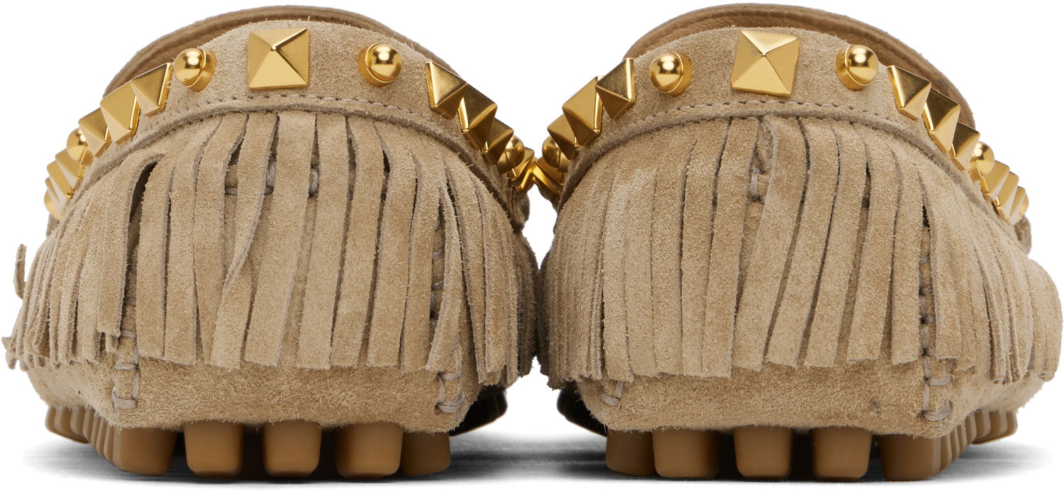 Doplnky Valentino Valentino Garavani Plaster Caster Driver Loafers Béžová | 6W2S0LL2KAD, 1