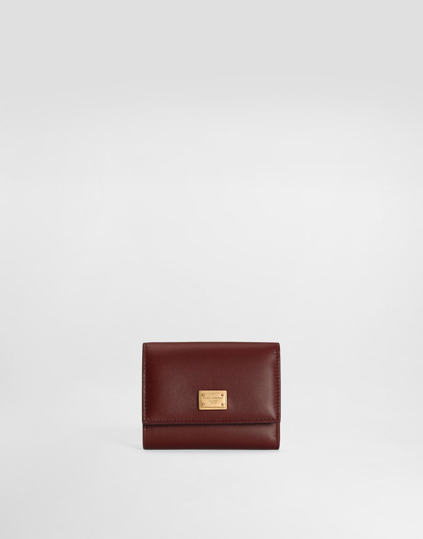 Peňaženka Dolce & Gabbana Plongé Calfskin Wallet Vínová | BI0770A9S2580346