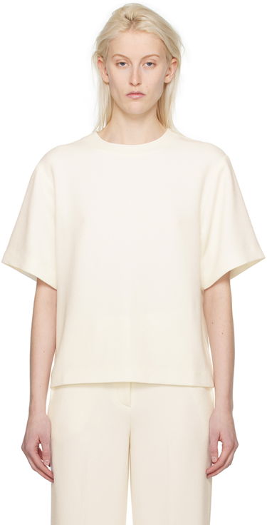 Tričko Anine Bing Maddie Short Sleeve T-Shirt Biela | A-07-9806-100, 0