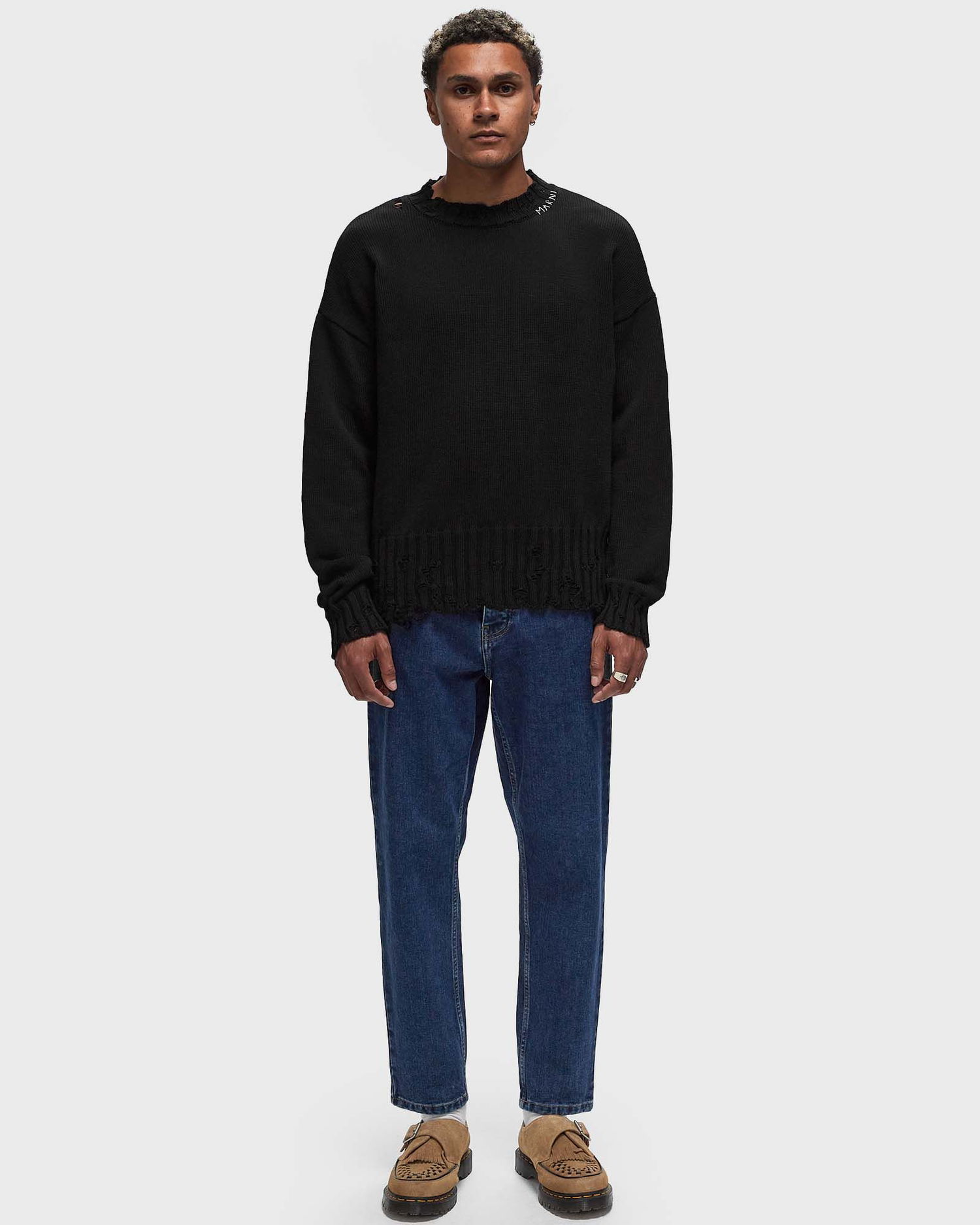 Sveter Marni Twisted Sweater Čierna | GCMG0210A0 UFC652, 1