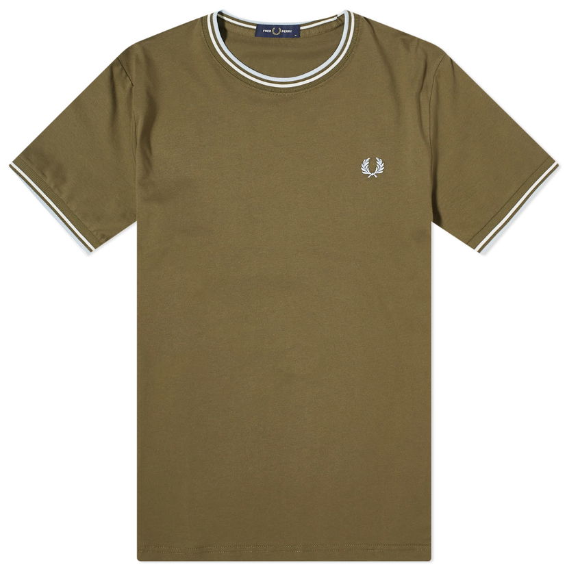 Tričko Fred Perry Twin Tipped Hnedá | M1588-V25