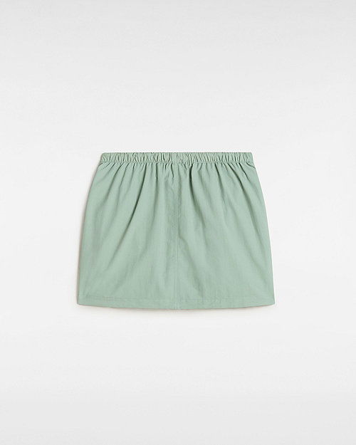 Sukňa Vans Riley Nylon Mini Skirt Zelené | VN000KG6CJL, 1