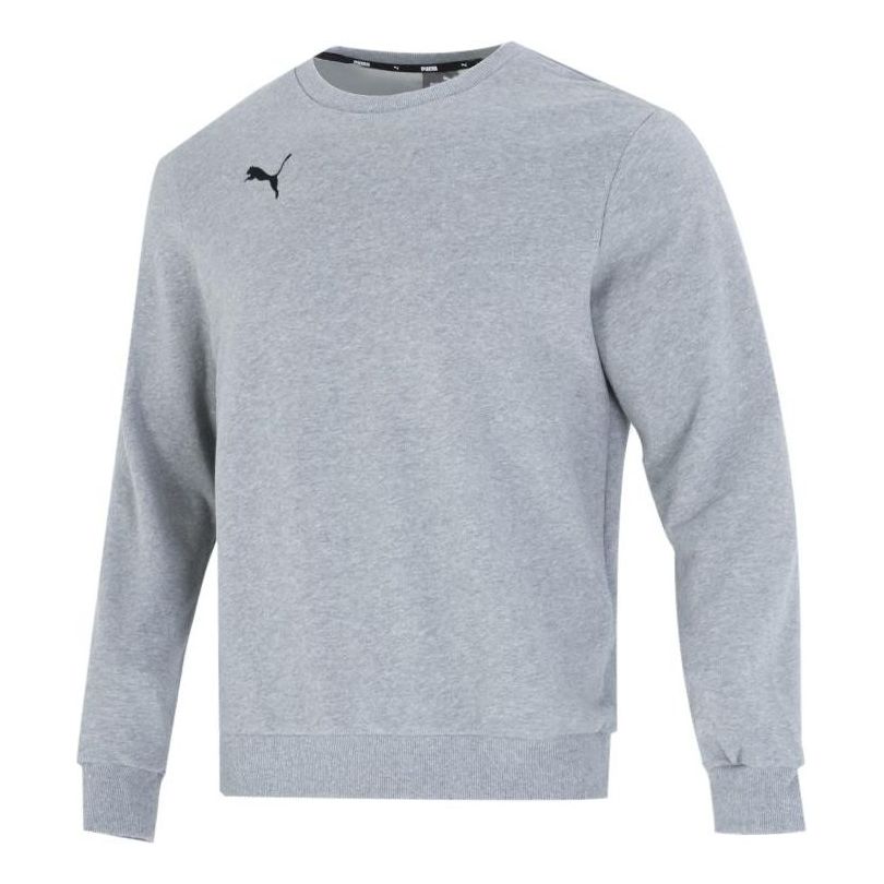 Sveter Puma Logo Crewneck Sweatshirt Šedá | 656933-33