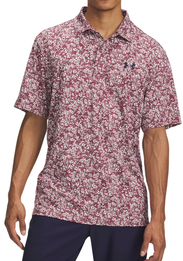 Polo tričko Under Armour Under Armour Playoff 3.0 Printed Polo Shirt Vínová | 1378677-674, 0