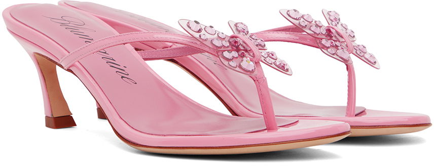 Blumarine Butterfly Heeled Sandals